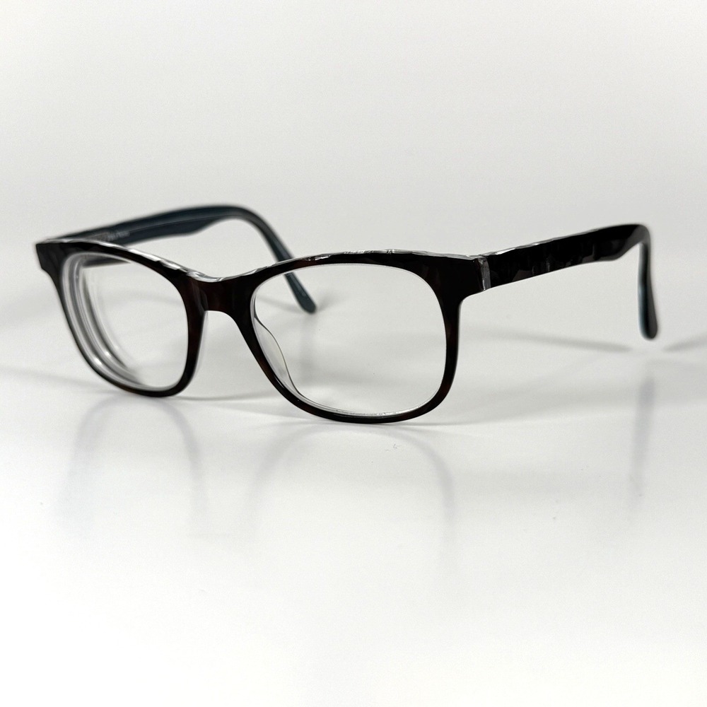 VERA WANG V347 TO Eyeglasses Frame Only 51-19-137 Black‎ Texturized 59 Handmade